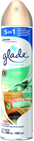 Ambientador Glade Aerosol Oceano Azul X400Ml.