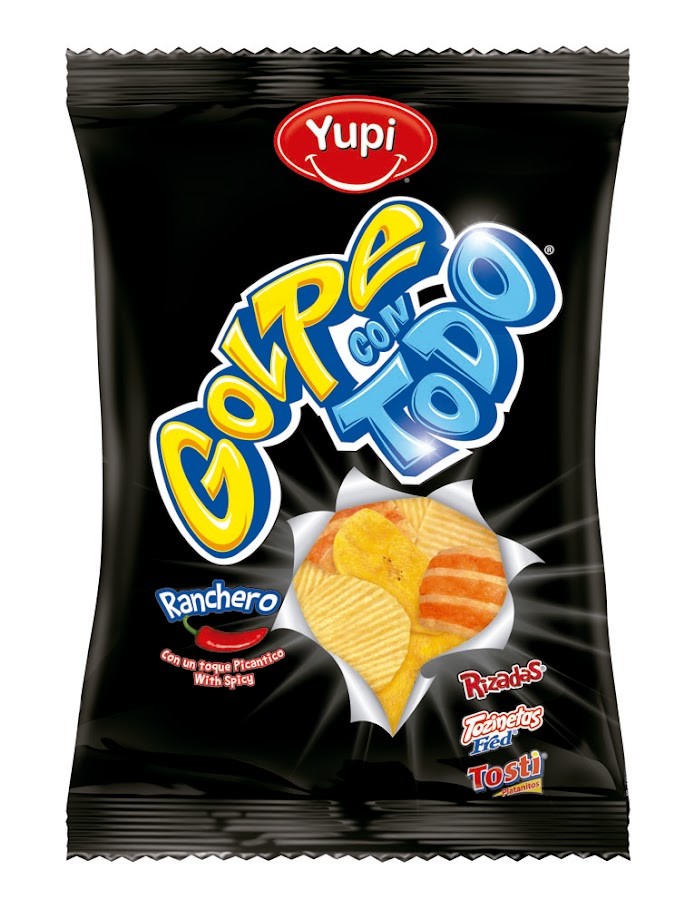 Pasabocas Yupi El Golpe Ranchero Papas Platanos Tocineta Paquete X140G