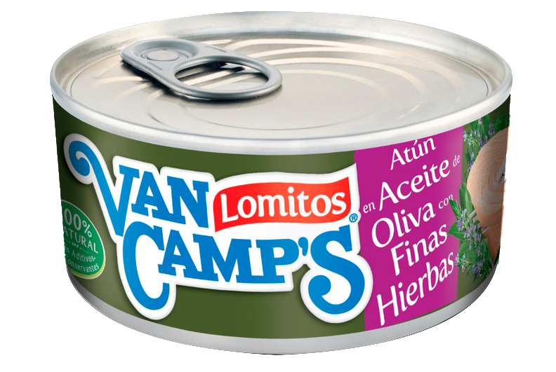 Atún Van Camps en Aceite de Oliva y Finas Hierbas 160Gr