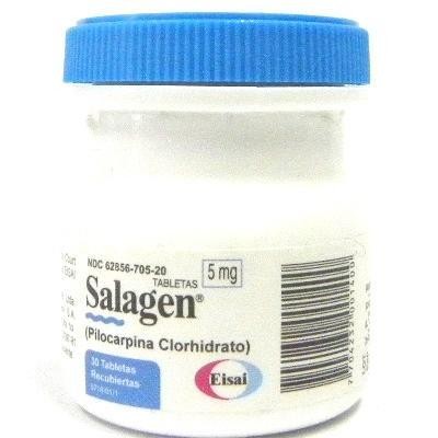 SALAGEN FRASCO X20TAB. EUROETIK PILOCARPINA HIDROCLORURO