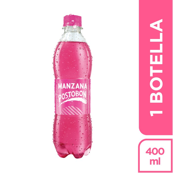 GASEOSA MANZANA POSTOBON X400ML