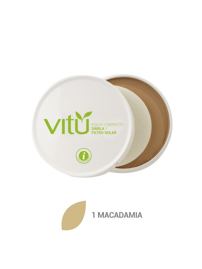Polvo Compacto Vitu Sabila Y Macadamia X1Und