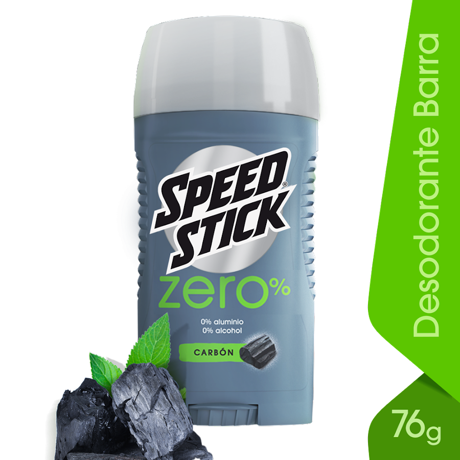Desodorante Speed Stick Zero Natural Carbon x 76Gr