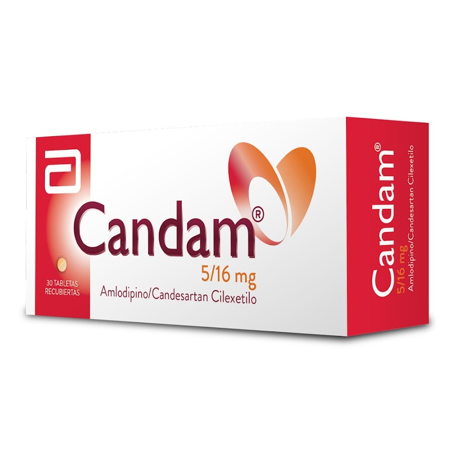 Candam Abbott Amlodipino 5Mg Candesartan 16Mg caja x 30Tab