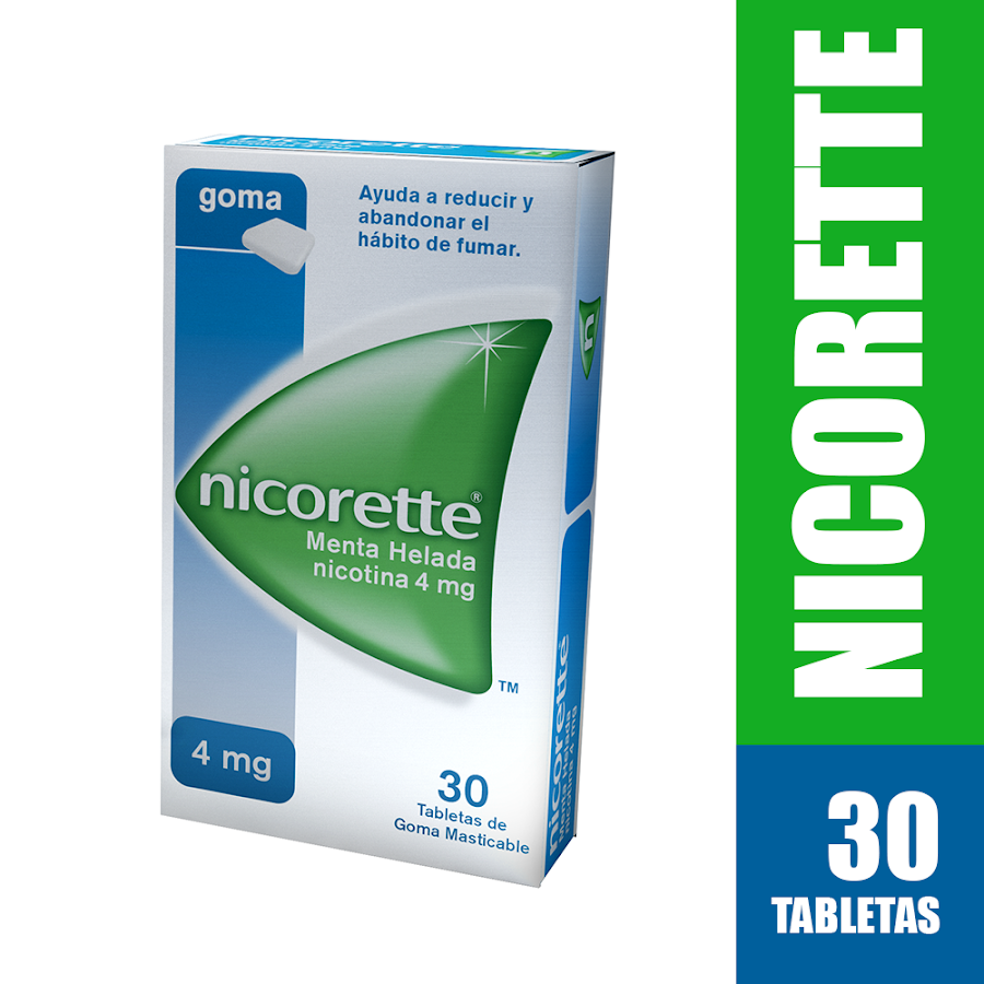 NICORETTE 4mg tabletas caja x 30 tabletas masticable Johnson
