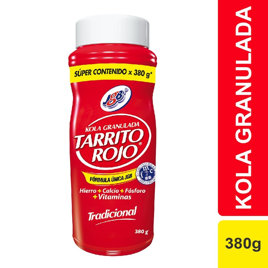Oferta Tarrito Rojo Tradicional Fco.x380G.JGB Suplm.Multiv. Grt.50g.