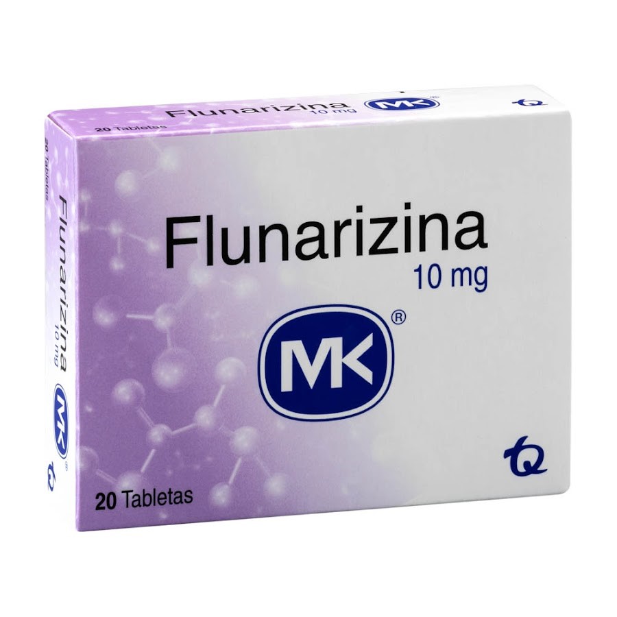 Flunarizina MK 10mg Tableta Caja x20Tableta