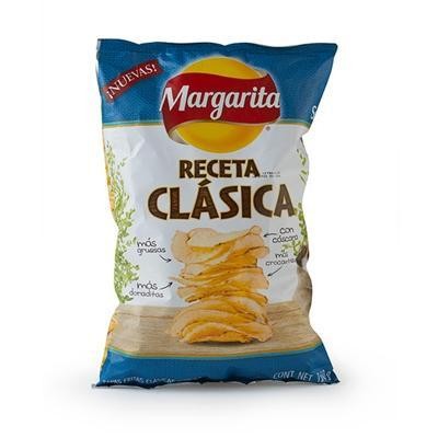 PASABOCAS MARGARITA PAPAS FRITAS SAL RECETA CLÁSICA X38G.