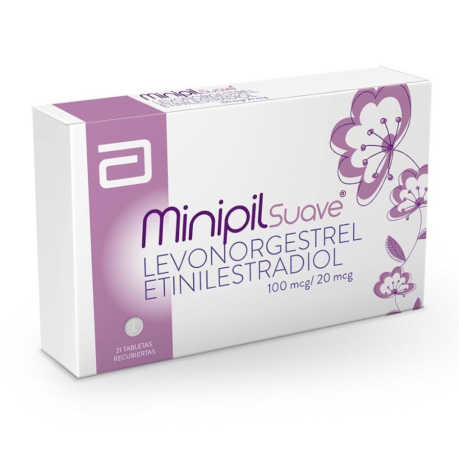 MinipilSuave 100mcg Tab.Cajax21Tab.LAF Levonorgestrel Etinilestradiol