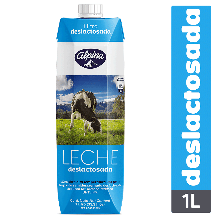 LECHE ALPINA DESLACTOSADA X1LT