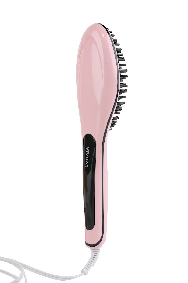 Cepillo Electrico Vivitar Para cabello Rosado x 1Und