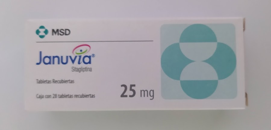 JANUVIA 25MG TABLETAS CAJA X 28TAB MSD SITAGLIPTINA