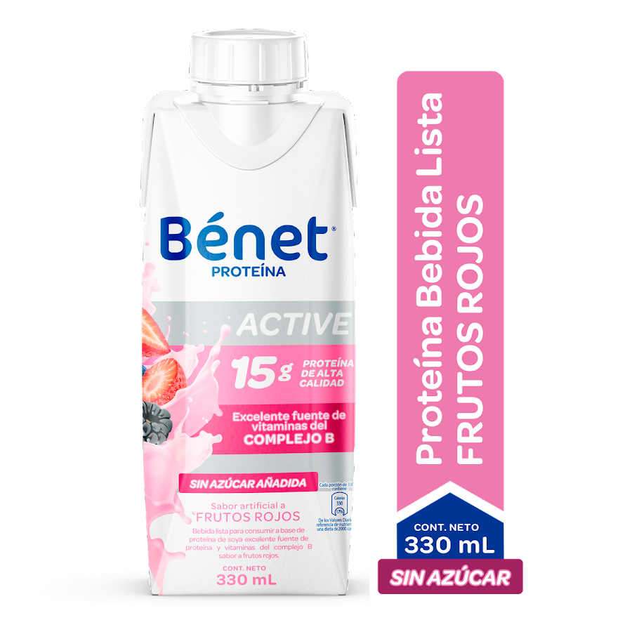 Bebida Lista Benet Sabor Frutos Rojos x330ml