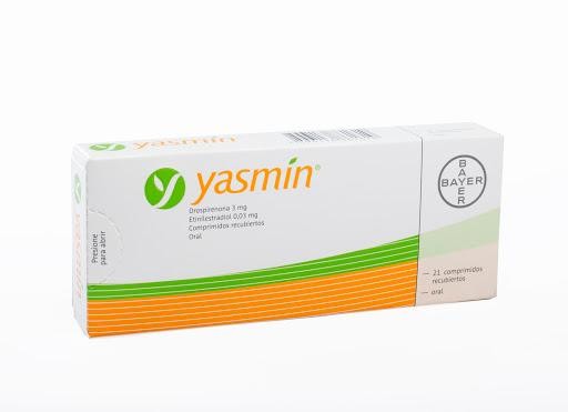 Yasmin 3mg Comprimido Caja x21Com. BAYER Drospirenona Etinilestradiol