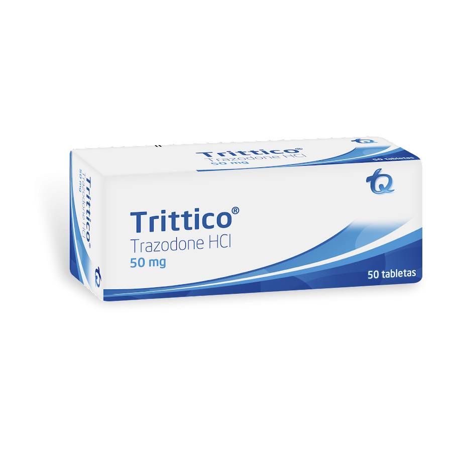 Trittico 50mg Tableta Caja x50Tab. TQ Trazodone HCI
