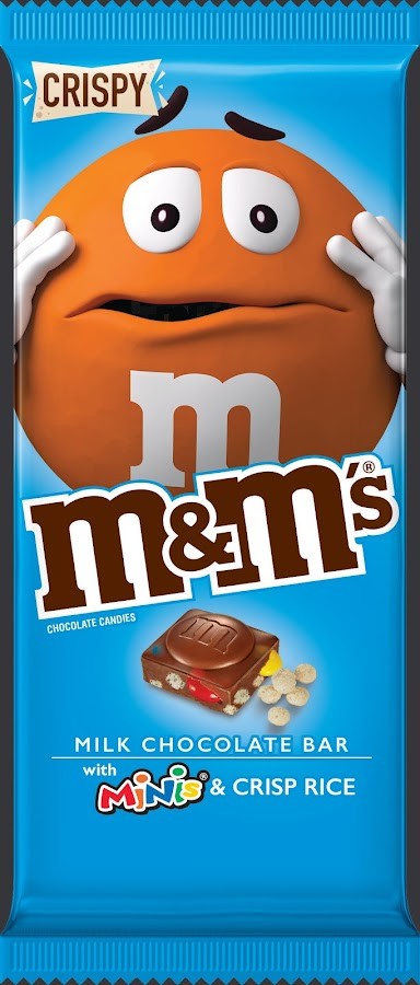 Tableta de Chocolate M&M's Crispy Rice x 107.5Gr