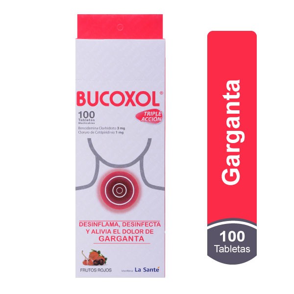 Solo Online Bucoxol Tab Frutos Rojos Ta 3Mg/1 Mg 2014M Cjax100