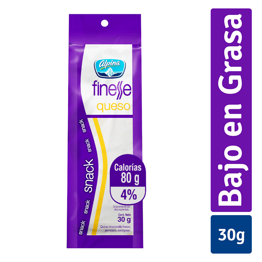 QUESO ALPINA FINESSE X1UND.X30G.