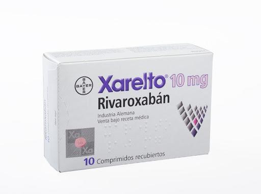 XARELTO 10MG. COMPRIMIDO CAJA X10COM. BAYER RIVAROXABÁN