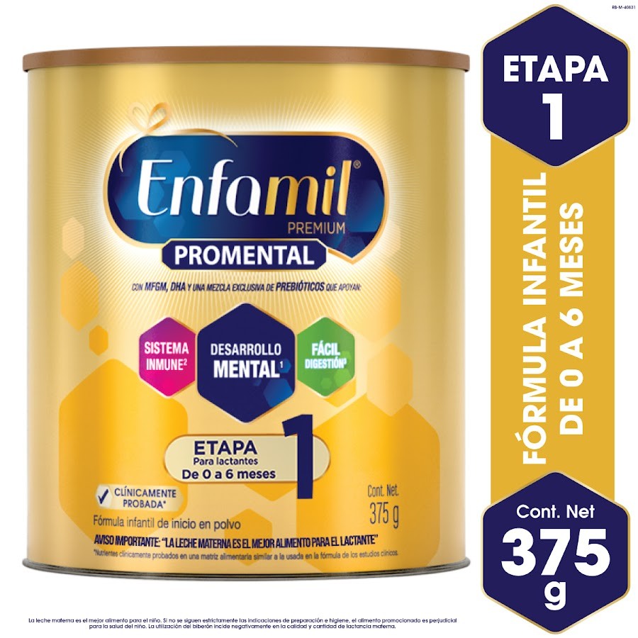 FORMULA INFANTIL ENFAMIL PREMIUM 1 DHA+MFGM X375G.