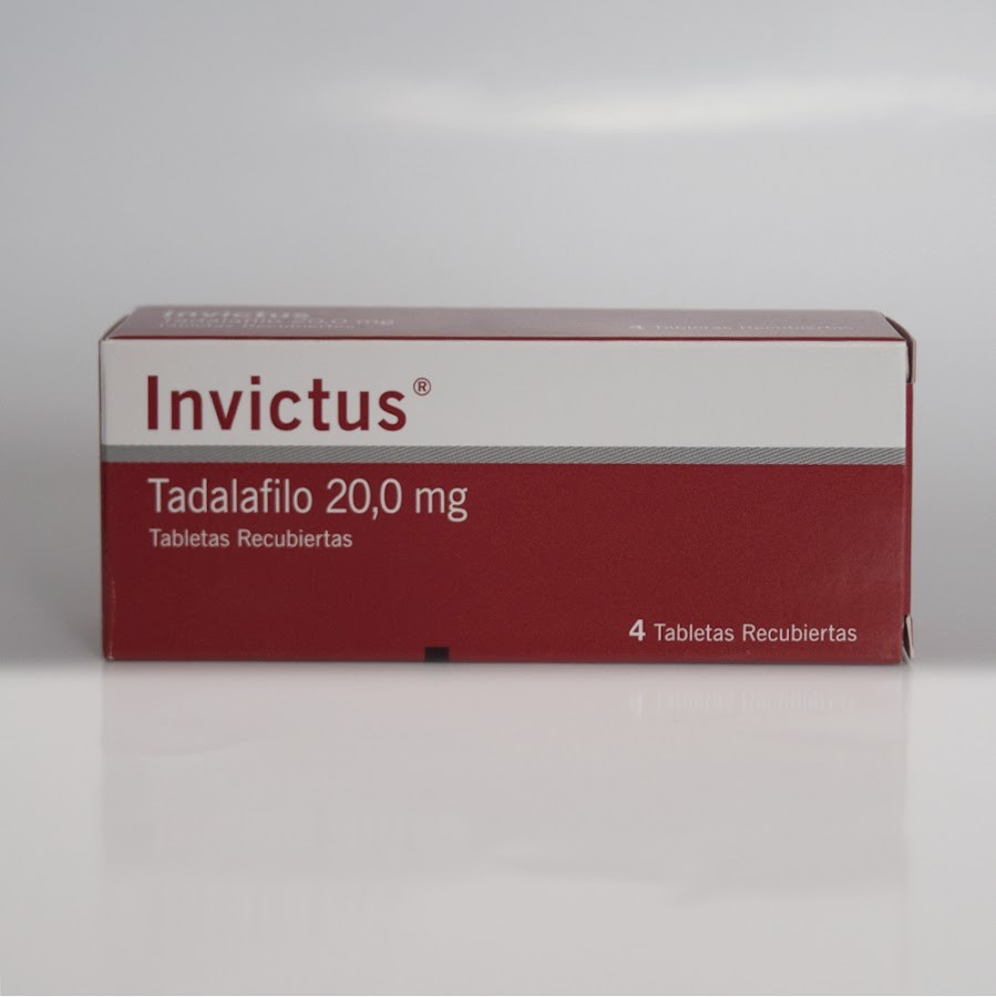 Invictus Tadalafilo 20Mg Caja x 4Tab Recubiertas