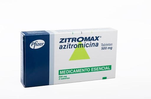 ZITROMAX 500mg Tabletas Caja x3Tab. PFIZER Azitromicina