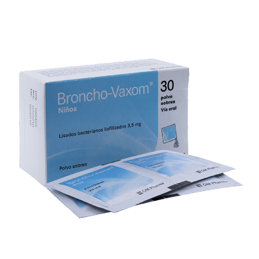 BRONCHO VAXOM NIÑOS 3.5MG CAJA X30SOB. QUIDECA LISADOS BACTERIANOS