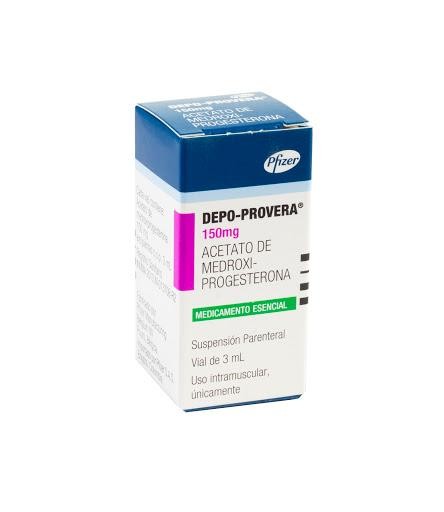 Depo Provera 150Mg Vial Caja X3Ml. Pfizer Acetato Medroxiprogesterona