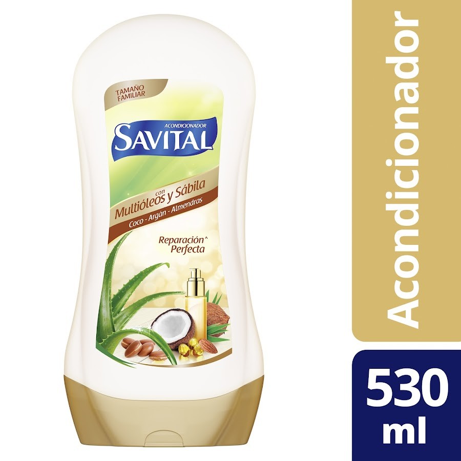 Acondicionador Savital Multioleos y Sabila x 530Ml