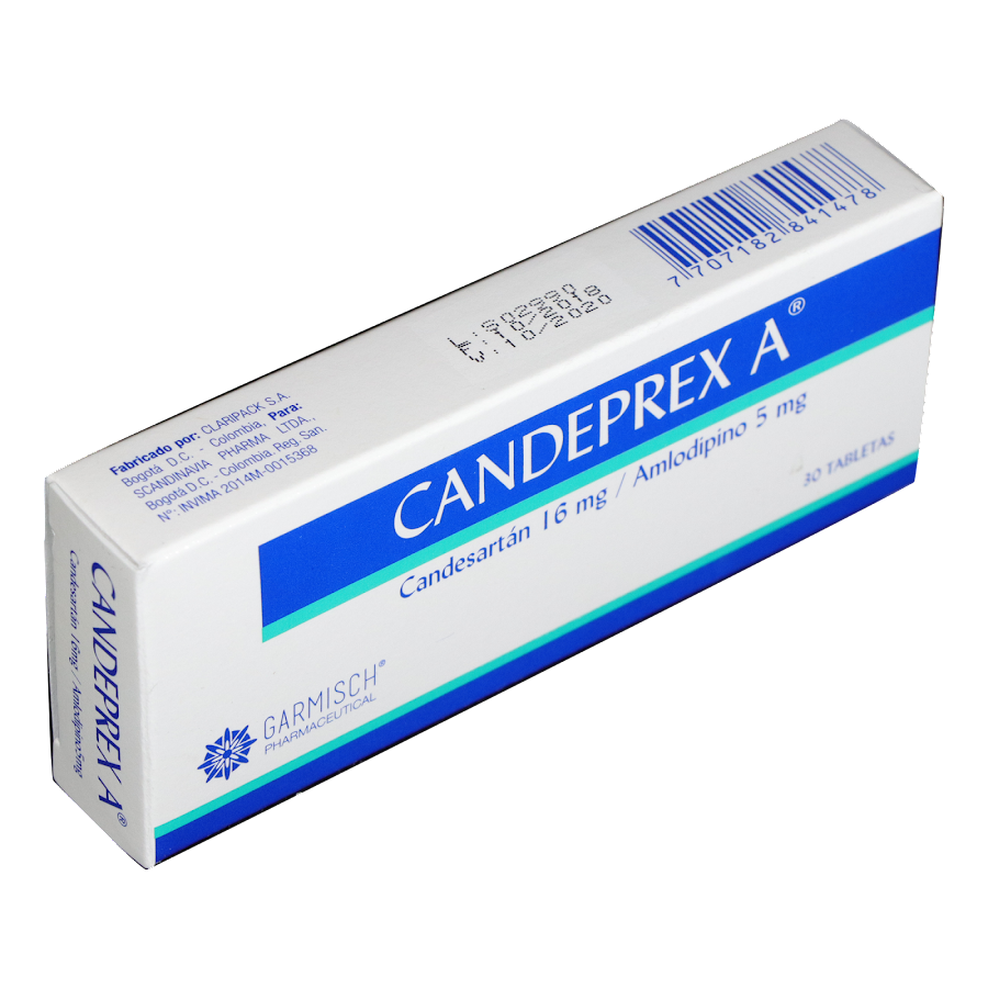 Candeprex A Garmisch Candesartan 16Mg Amlodipino 5Mg Caja x 30Tab