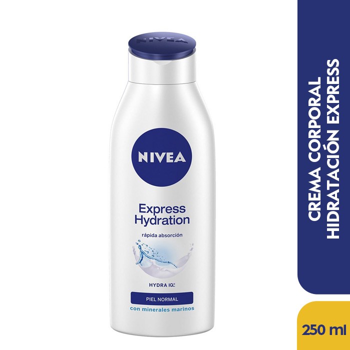 CREMA NIVEA CORPORAL HIDRATACIÓN EXPHYDRA IQ* X250ML