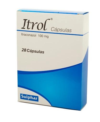 Itrol 100Mg Cápsulas Caja X28Cap. Suiphar Itraconazol