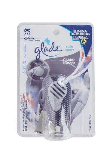 AMBIENTADOR GLADE AUTO SPORT CARRO NUEVO UNIDAD X7CC.