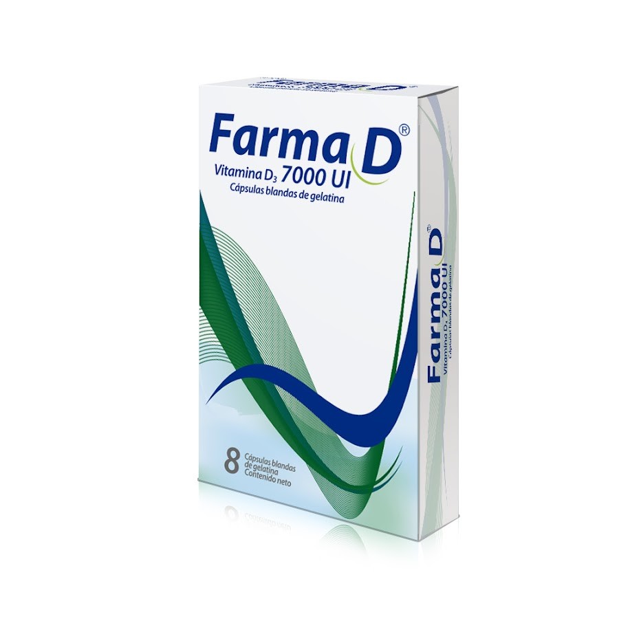 Farma D Vitamina D3 7000UI x 8Cap