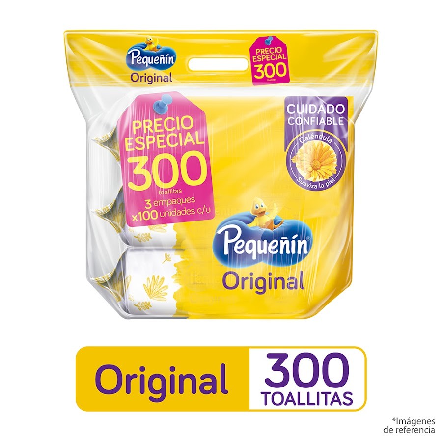 Toallitas Húmedas Pequeñin Original x 300Und