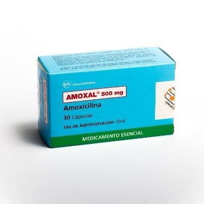 Amoxal 500Mg Cápsulas Caja x30Cap GSK Amoxicilina