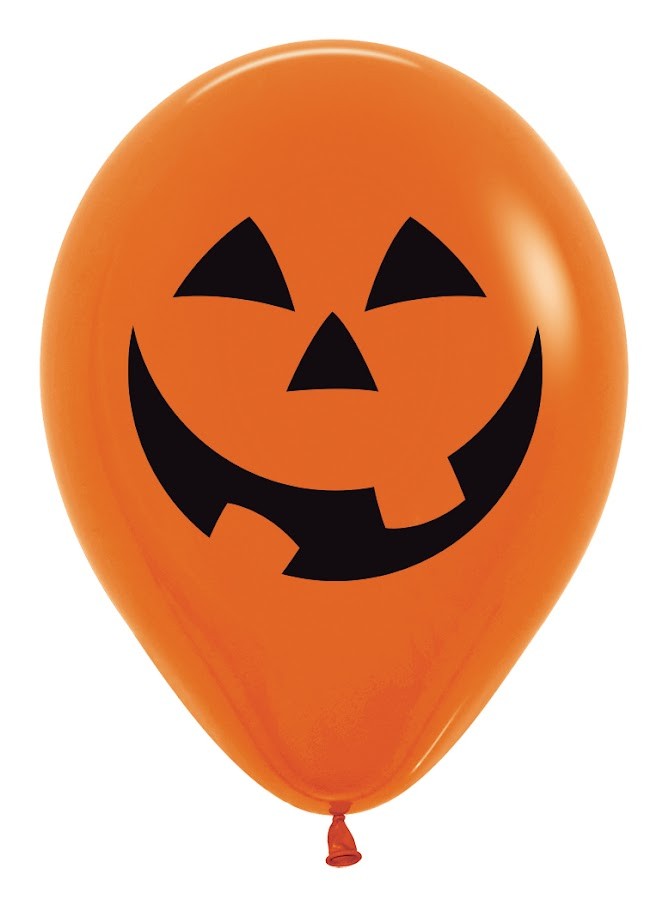 $Globo Bomba de Calabaza Sempertex Hallooween r-12 X 12