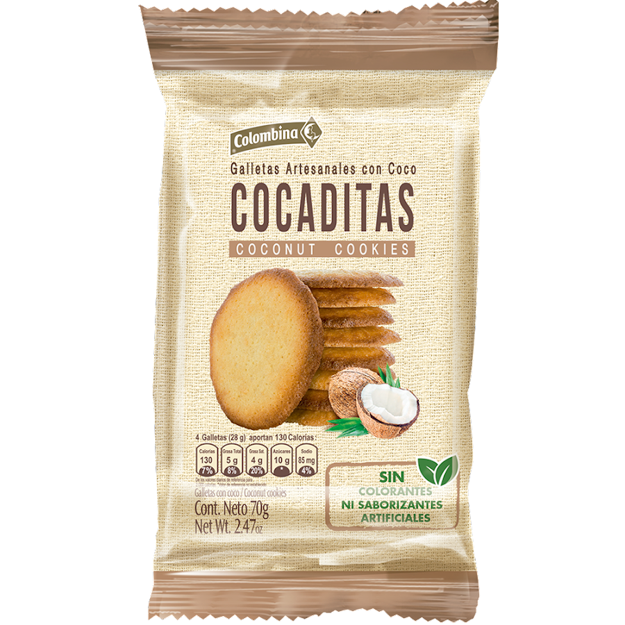 Galleta Artesanal Cocaditas 170gr