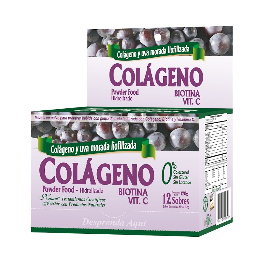 Colageno Hidrolizado Biotina Vitamina Caja x 120 gramos