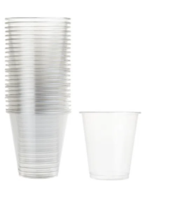 Vaso Plástico Prisma 7Onz. x 50Und