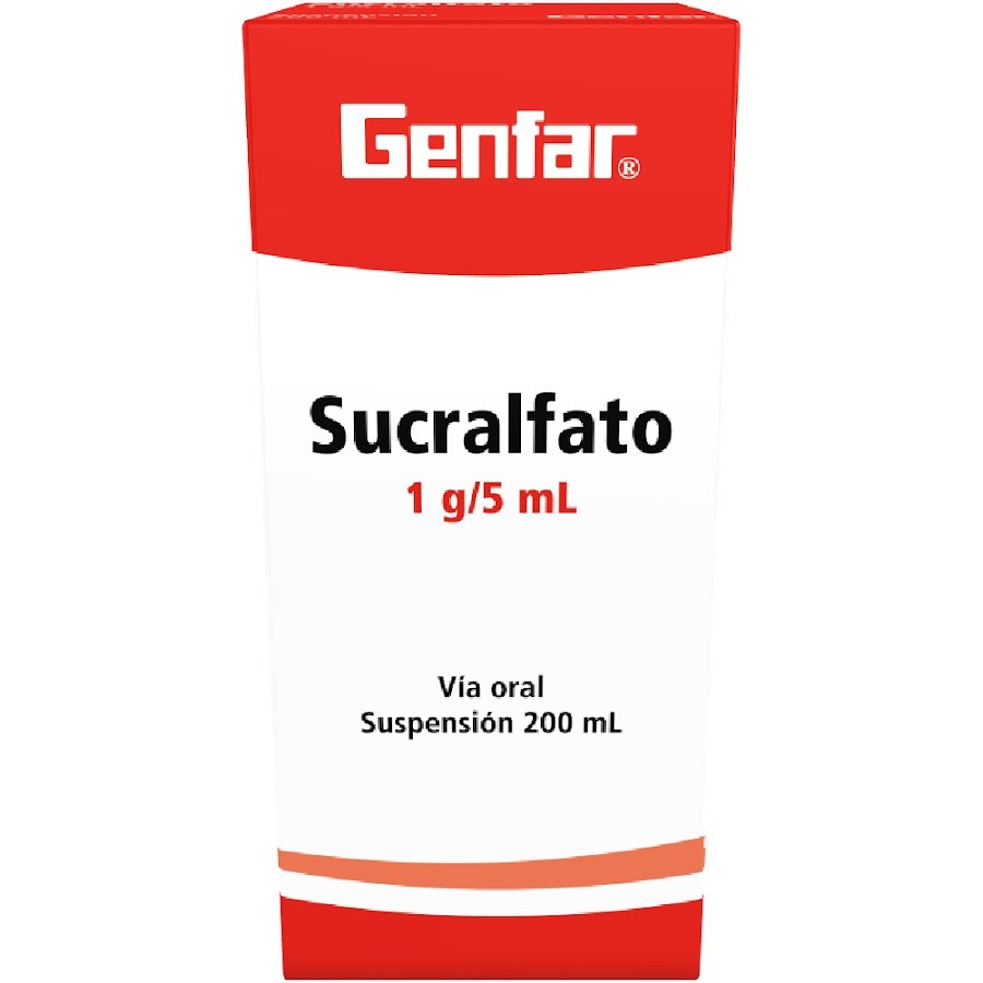 Sucralfato Genfar 1g/5ml suspension x 120 ml