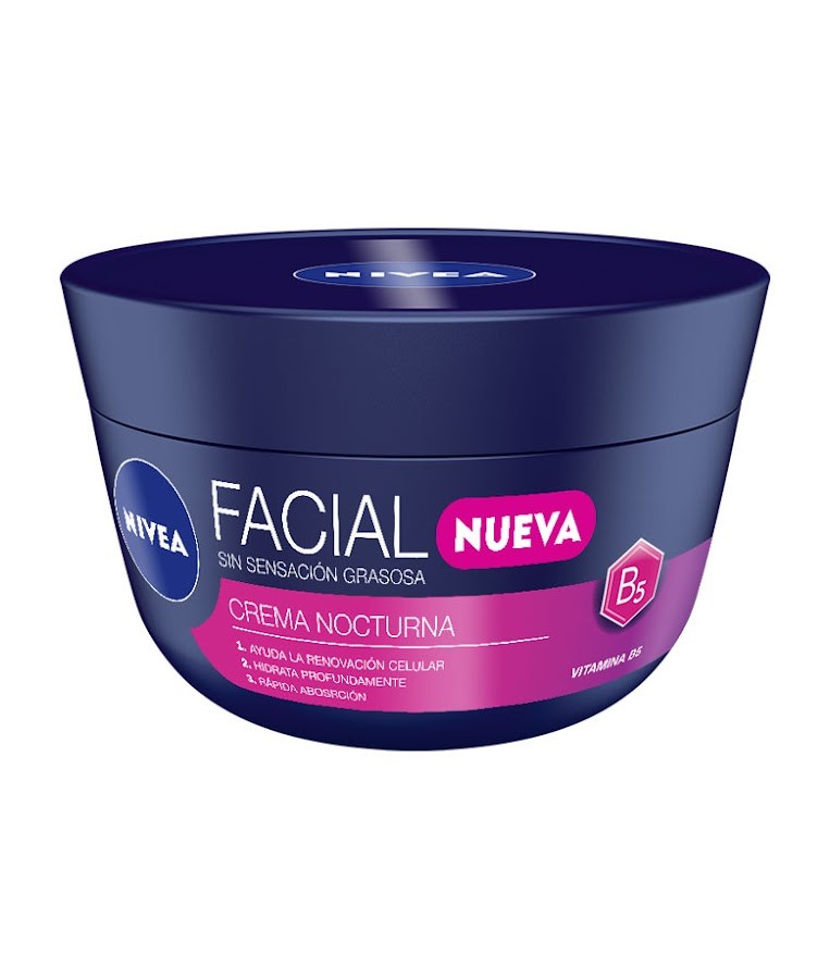Crema Nivea Facial Cuidado Noche B5 x 100Gr