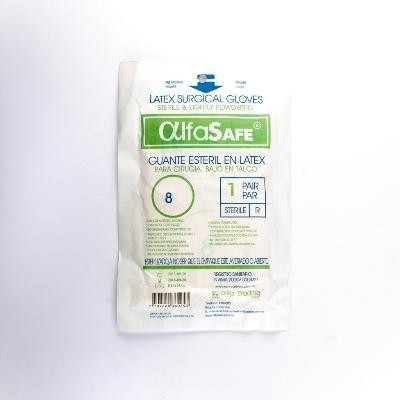 Guante Alfa Trading Estéril Par Talla 8 X1Und.