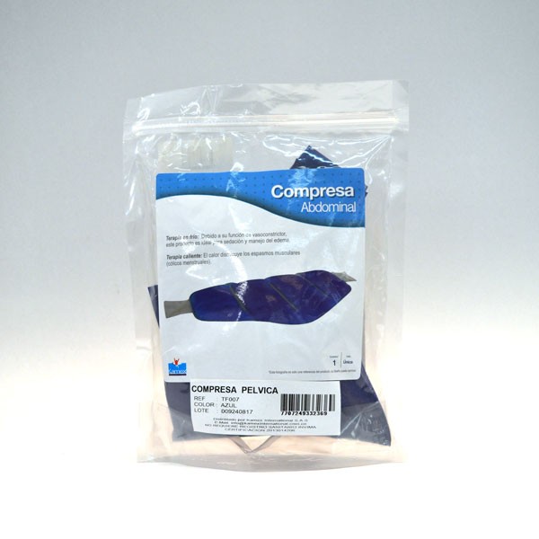 COMPRESA KAMEX PELVICA AZUL X1UND