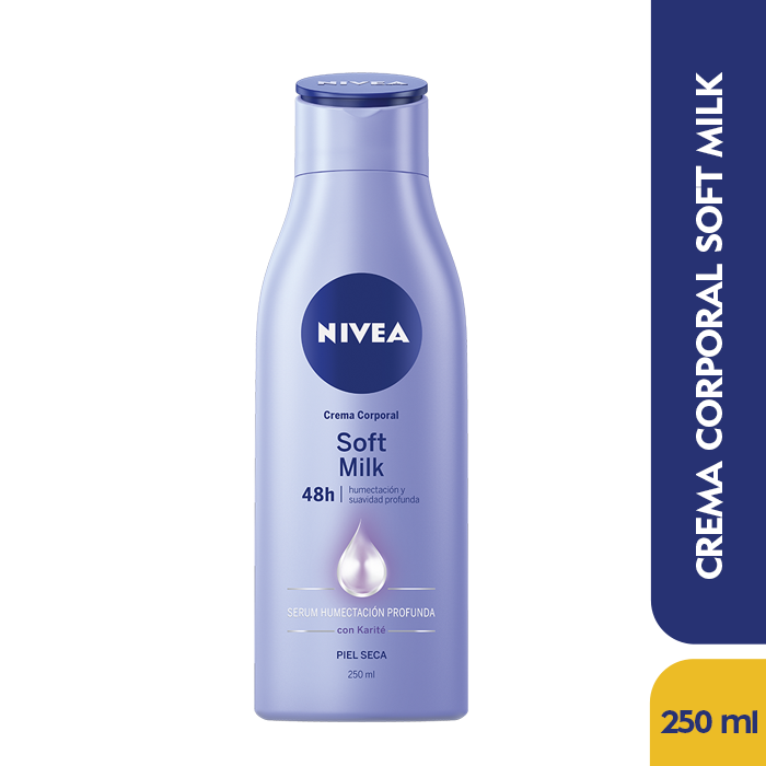 Crema NIVEA Corporal Soft Milk Karité Hydra IQ* x250Ml