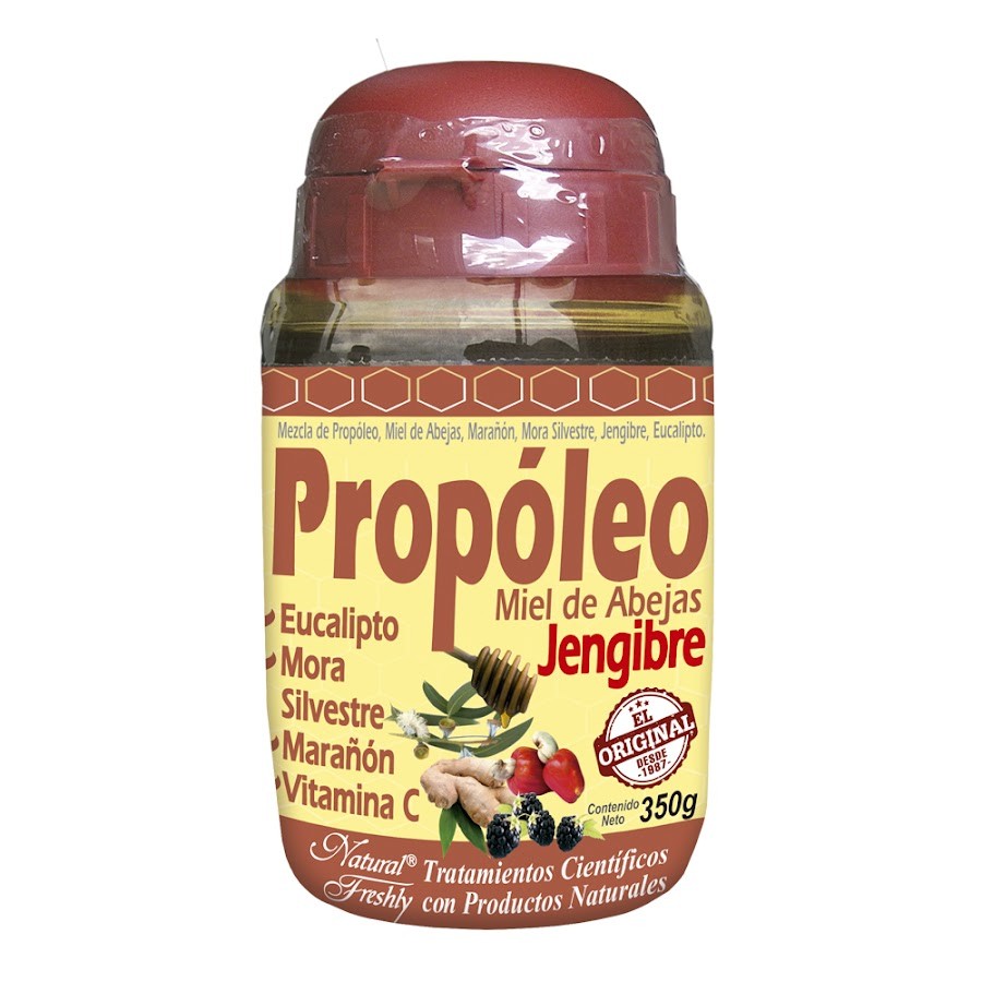 Propóleo Miel Fco.x350G. Natural Freshly Eucalipto Poleo Totumo Tote