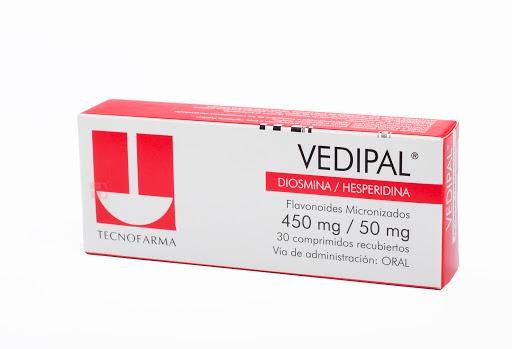 Vedipal 450/50Mg Com. Caja x30Com. Tecnofarma Diosmina Hesperidina
