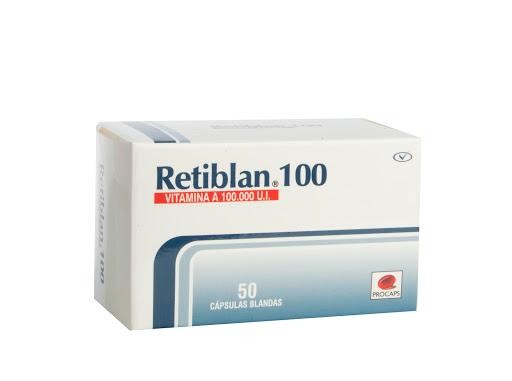 RETIBLAN 100.000UI CÁPSULAS CAJA X50CAP. PROCAPS VITAMINA