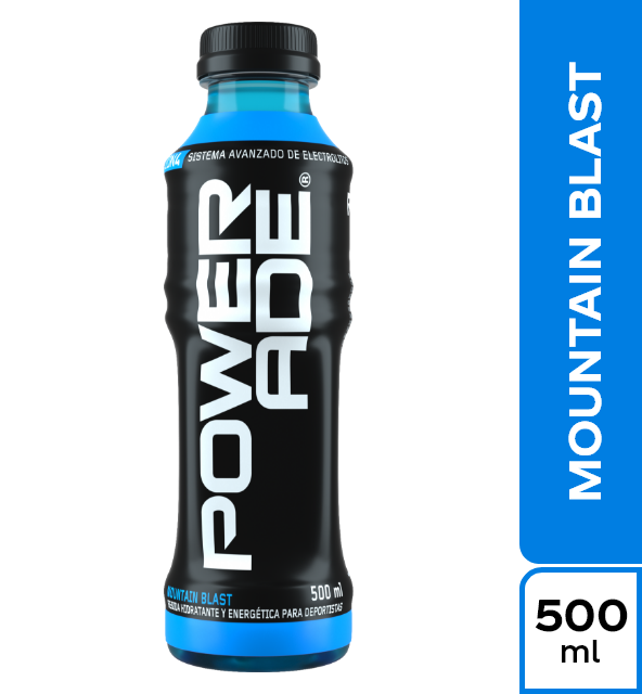 Bebida Powerade ION4 Mountain Blast Botella x 500ML