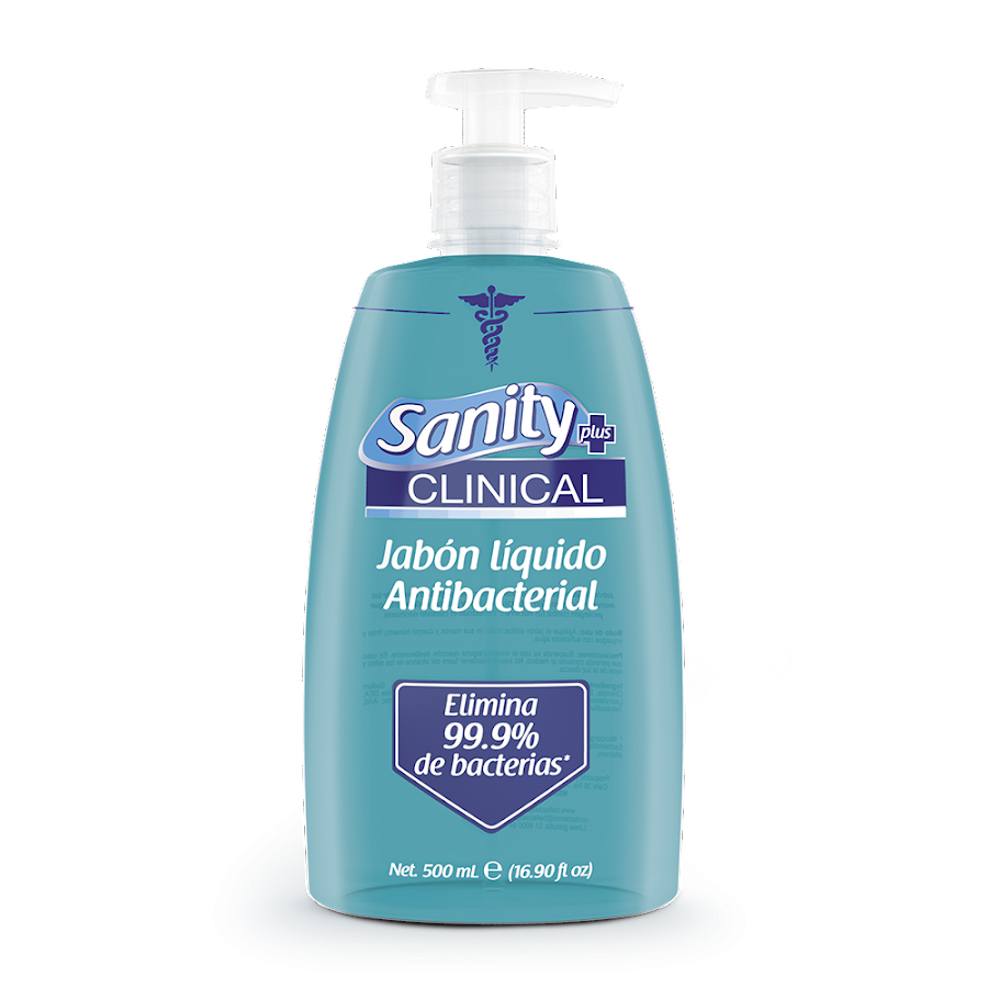 Jabon Liquido Antibacterial Sanity Clinical x 500Ml